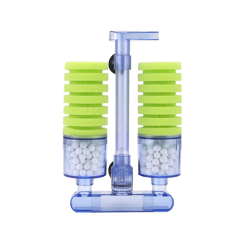 ABNL Aquarium Filter,Ultra Quiet Aquarium Biochemical Sponge Filter Fish Tank Air Pump Betta Fry Aquarium Fish Tank Water Fall D