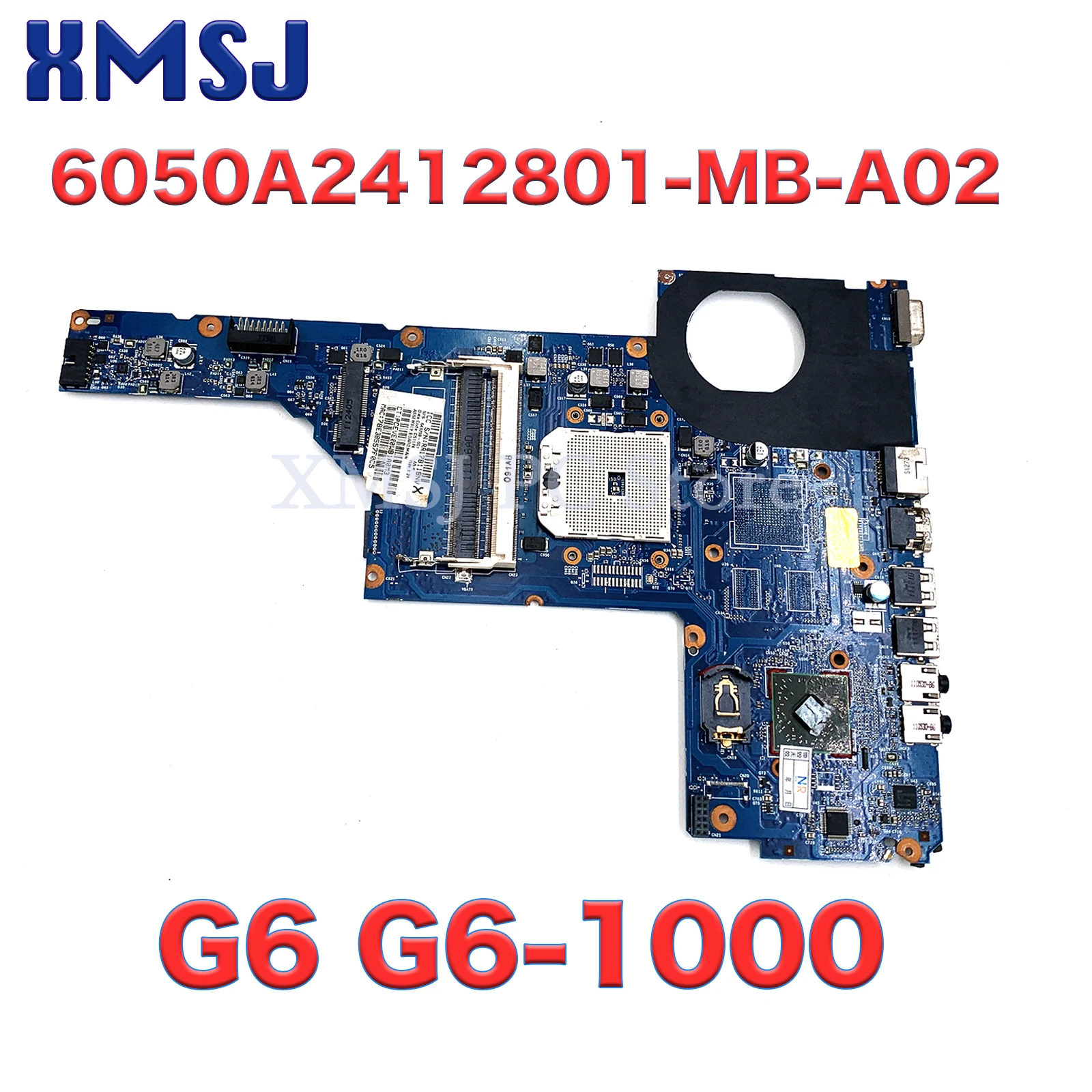 

For HP G6 G6-1000 Laptop Motherboard 649288-001 649288-601 6050A2412801-MB-A02 WIth 218-0755046 GPU 100% Working Well