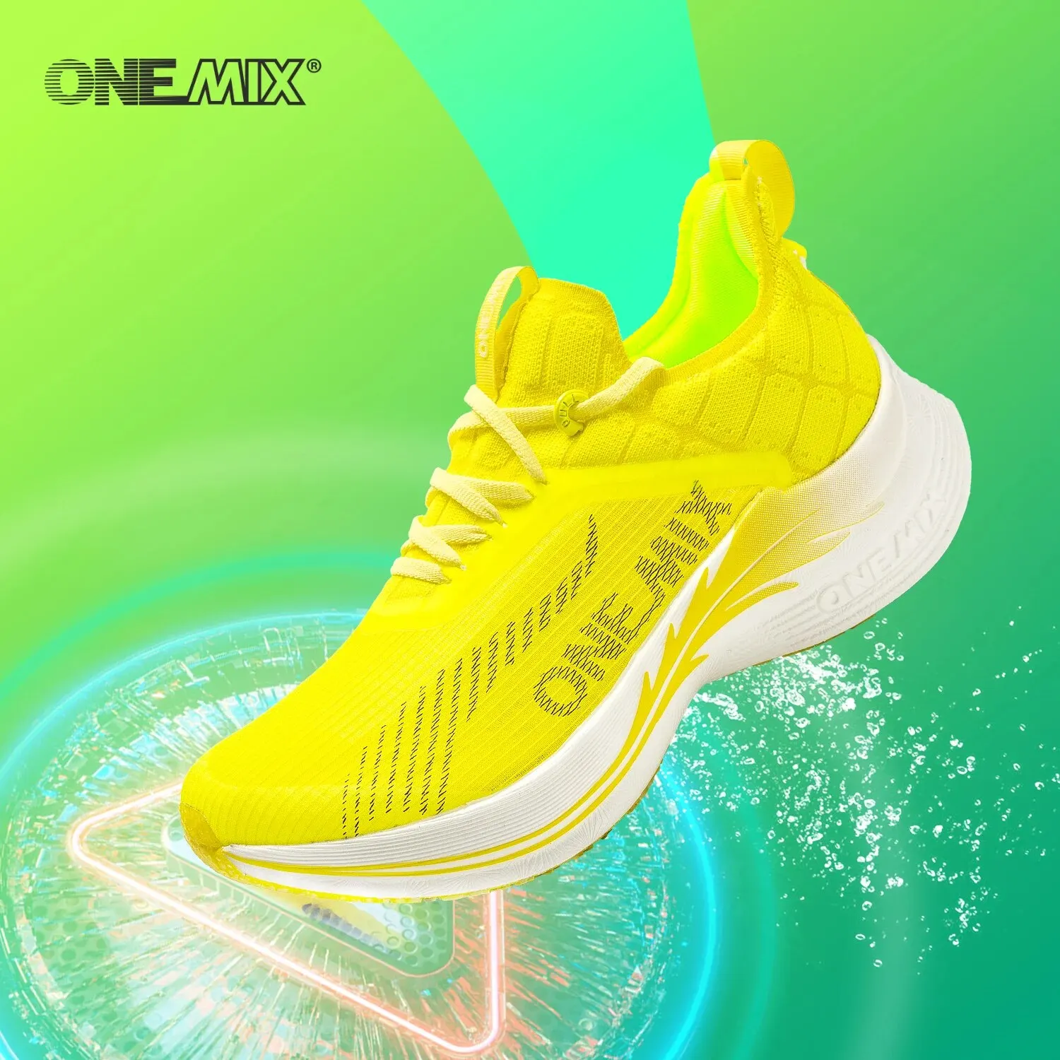 ONEMIX Carbon Plate Marathon Running Racing Shoes Profesjonalne stabilne wsparcie Ultralekkie sportowe trampki odbijające wstrząsy