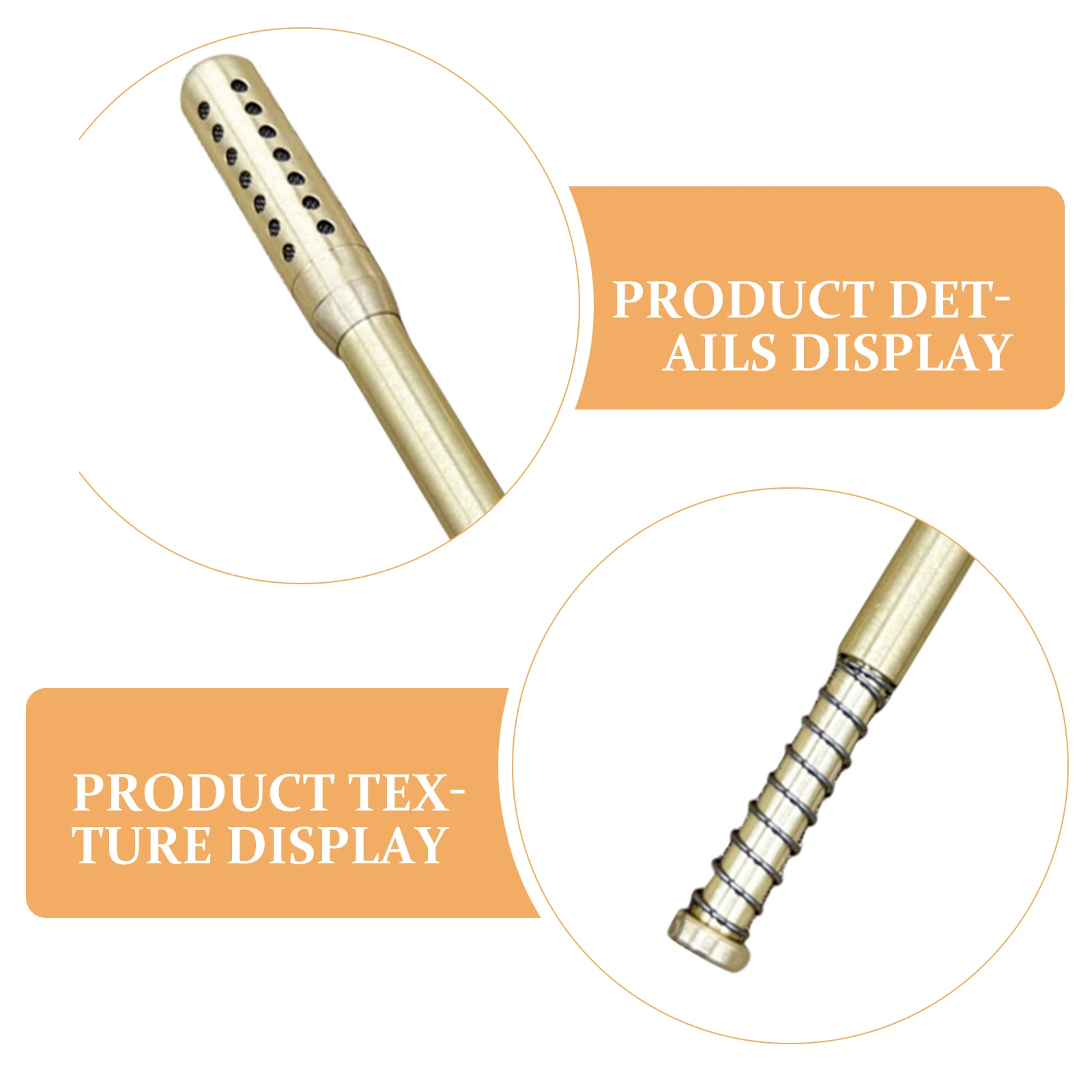 المحمولة الكى عصا الذهبي النحاس مدلك قضيب للأكتاف الرقبة المفاصل السفر التخييم رحلة عمل تدليك طويل الأمد