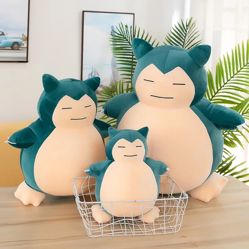 

Pokemon 60CM Snorlax plush doll Cute bear Big size stuffed toys soft Pillow Gifts for children kids birthday present