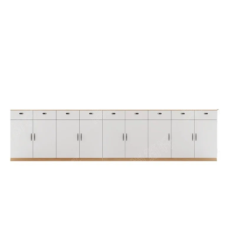 

Office Low Cabinet Locker Wooden File Cabinet Printer Storage Tea Lock File