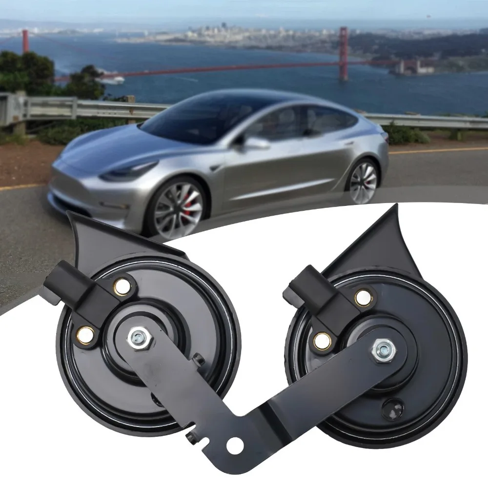 Replacement Speaker Whistle Sound Dual Tone Air Electric Snail Horn For Tesla Model 3 Y 1622755 1109660