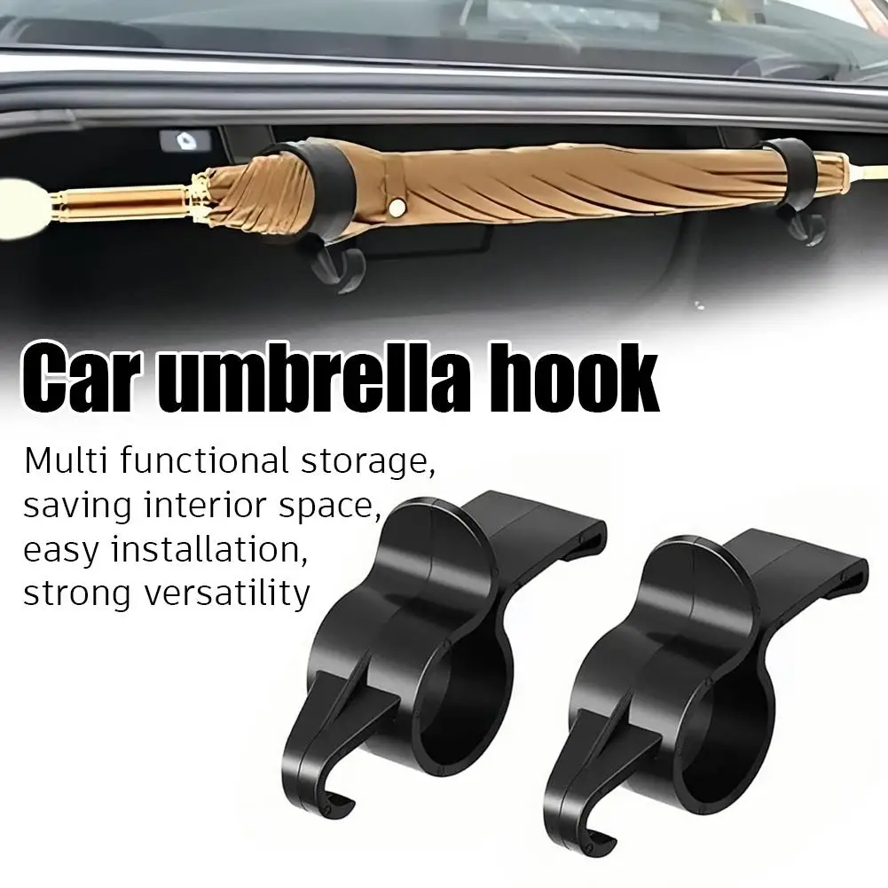 Suporte de guarda-chuva para carro, 2 peças, gancho para toalha, acessórios para jeep compass, haval f7, alfa romeo giulia e36, bmw, hyundai