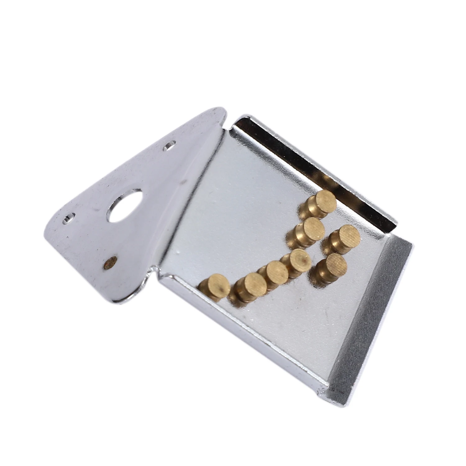 SMIEA Mandolin Tailpiece Bridge, Mandolin Guitar Tailpiece with Screws for 8 String Mandolin Guitar Musical Instrument Part