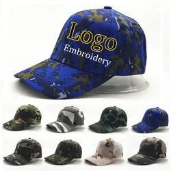 Custom logo men Women casual camouflage baseball cap Tactic sports  snapback hats Hikiing Hunting Camping Fishing Trucker cap