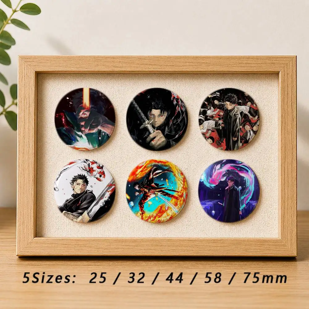

K-Kagurabachi C-Chihiro Rokuhira Badges Creative Tinplate Button Pins Brooch Badge Clothes Backpack Gifts for Kids