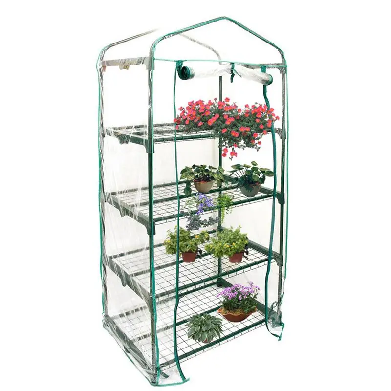 Outdoor For Garden Gardening Warm Waterproof Greenhouse Portable Mini Planter House Flower Frame Meaty Sun Room Hothouse Cover