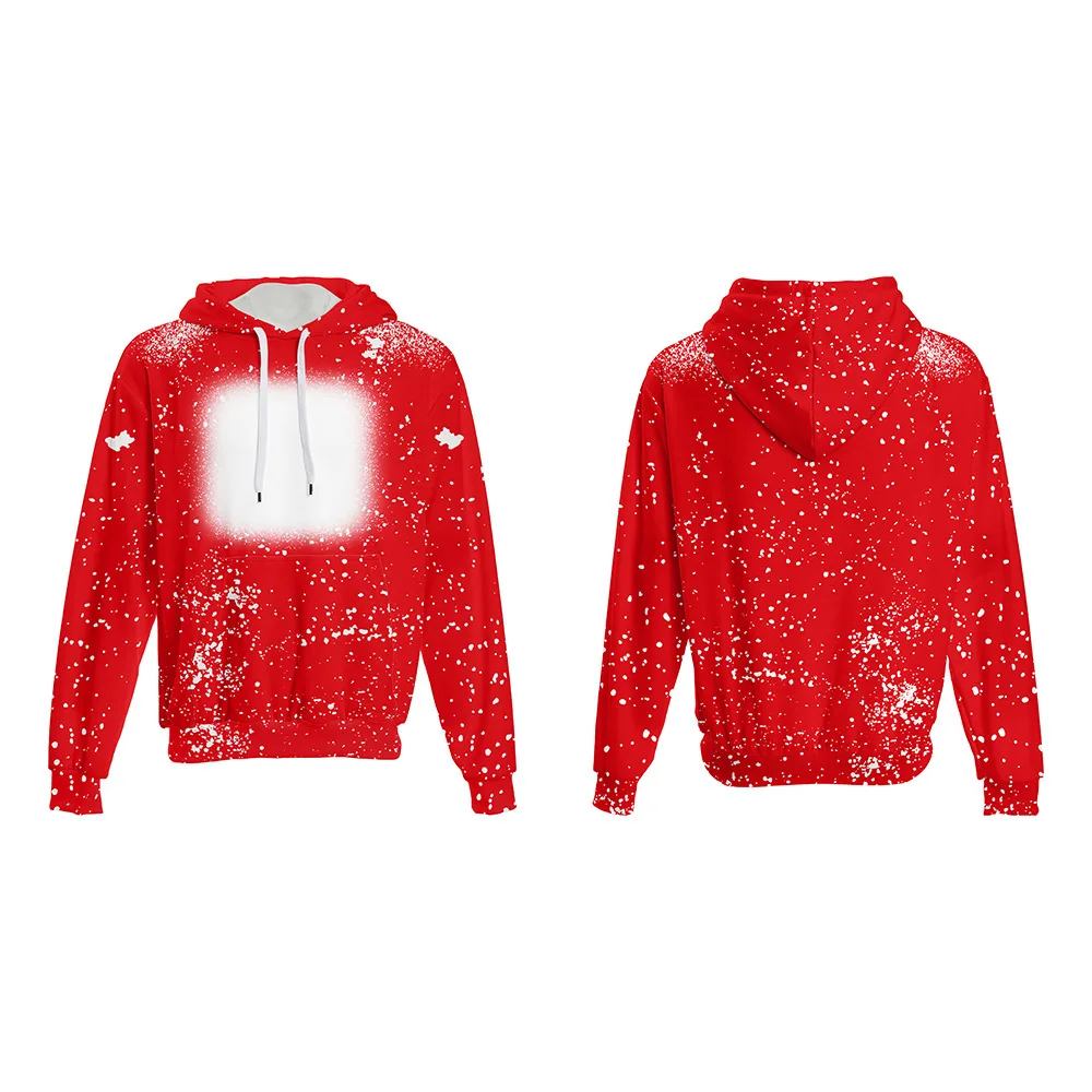 Autumn Winter Trend Tie-dye 21 Solid Color Top Thermal Sublimation Loose Hooded Sports Hoodie