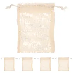 5Pcs Sisal Soap Pouch Sisal Soap Saver Bathing Accessories Mesh Soap Saver Mesh Soap Bag Sisal Pouch