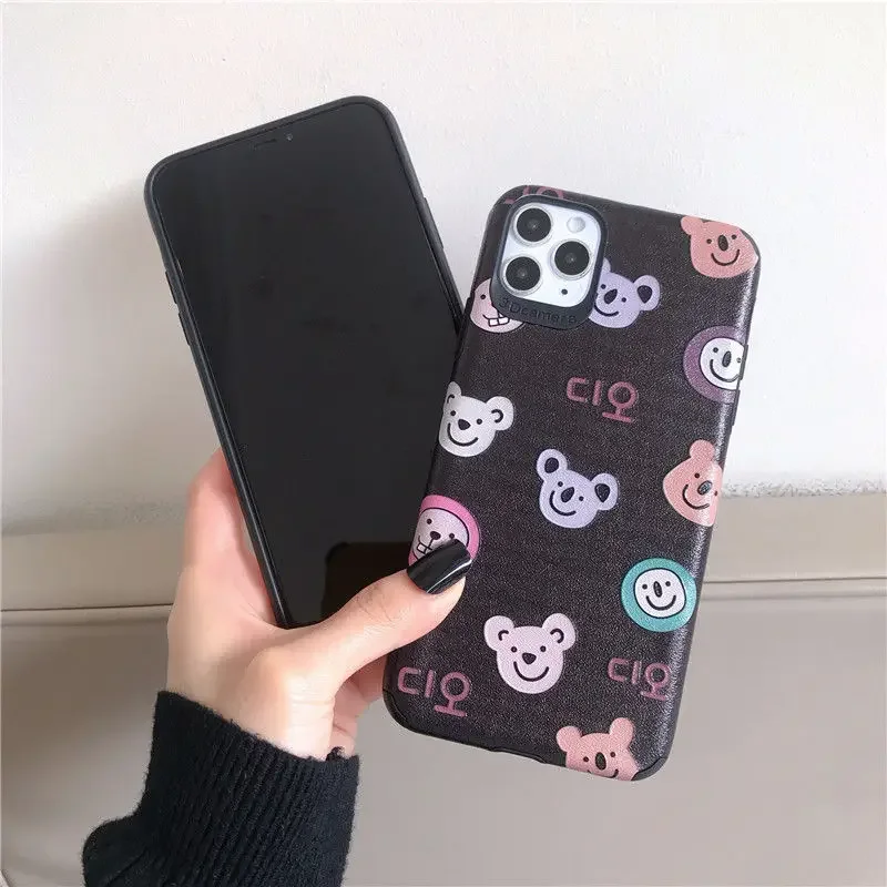 Funda de teléfono Koala para IPhone 11 12 13 14 15 16 Pro Max funda a prueba de golpes para IPhone 16 Pro Max