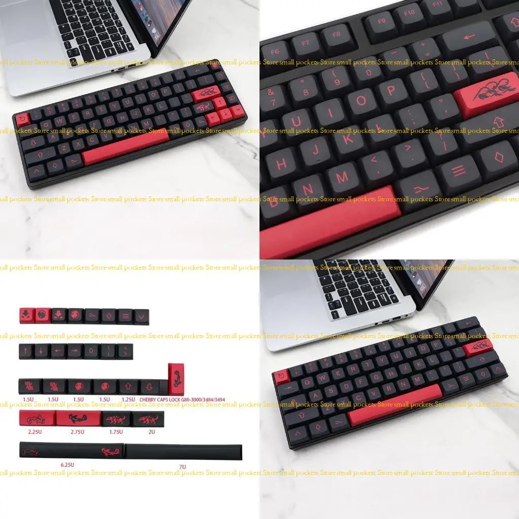 

R1WD 132pcs Keycaps PBT Dye sub xda Keycap для игровых механических клавиатур DIY