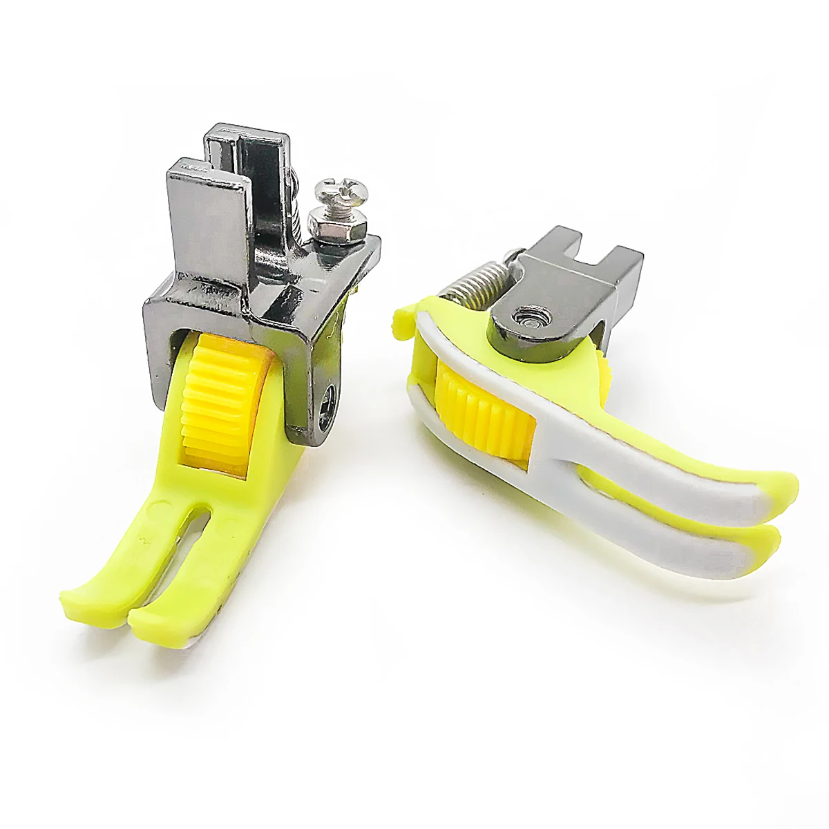 Upgrade version wide gap flat car plastic roller presser foot, do not eat cloth cloth pressure line, thick and thin general