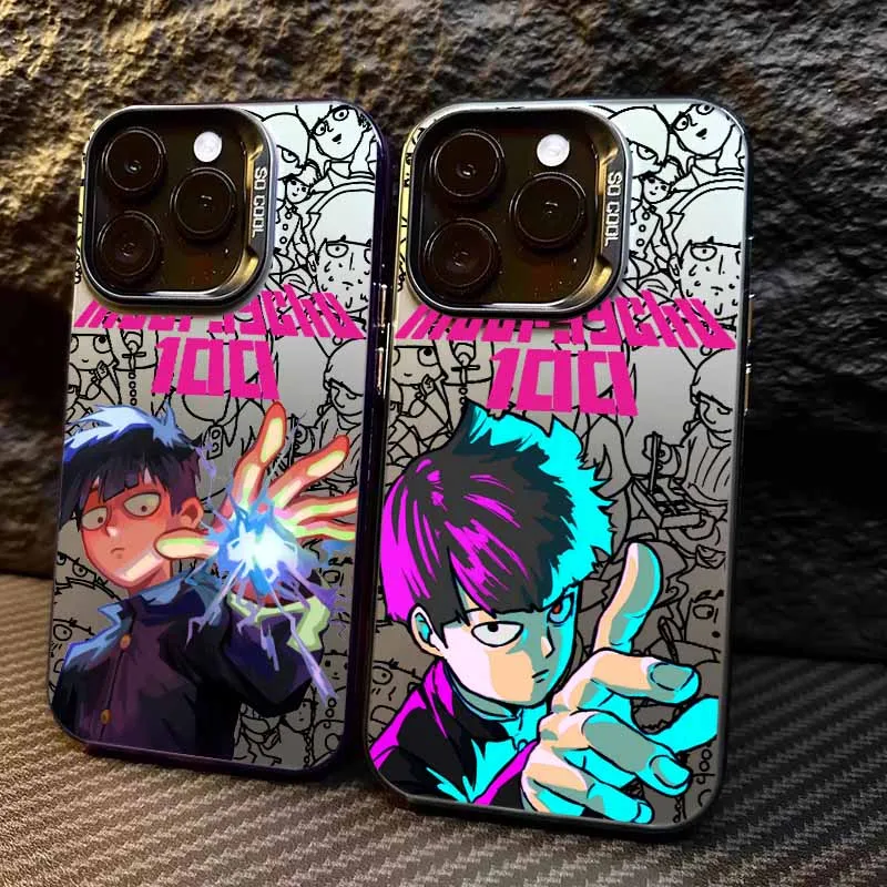 Mob Psycho 100 Anime Hülle für Xiaomi 15T 14 14T 13 13T 12 12T Pro POCO X7 X6 X5 X3 F8 F7 F6 Bunte Silikon-Handyhülle