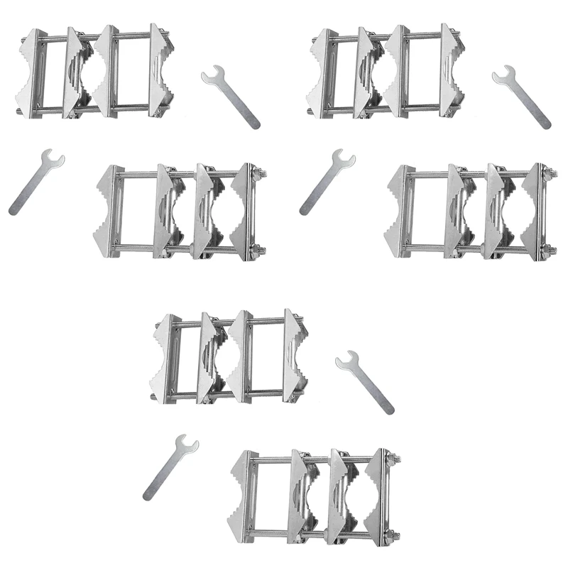 

6 шт., двойная антенна, Мачтовый зажим, V-образный блок с болтами, Мачтовый зажим, держатель зонта для патио, сверхмощный Полюс для полюса