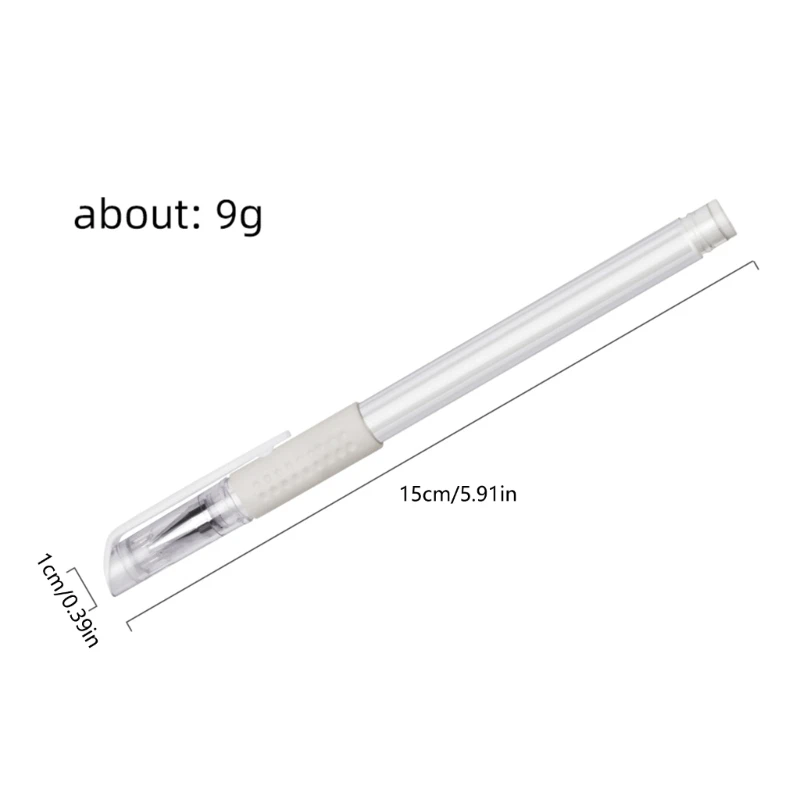 10x Skin Marker Pen White Marker Pen Skin Marker Positioning Pen Eyebrow Tool Surgical Skin Marker for Beauty Salons