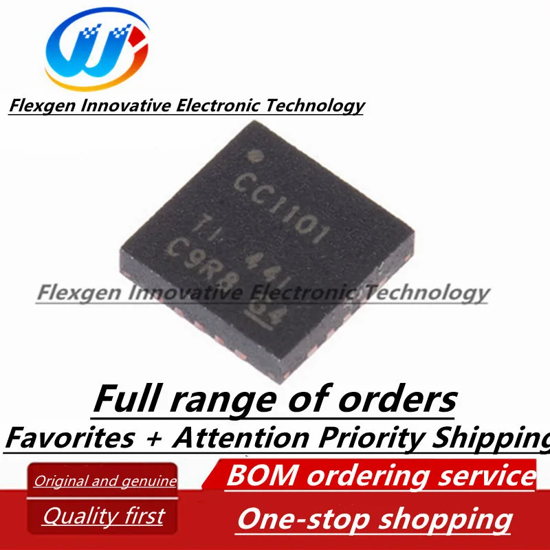 (10 pcs) CC1101RGPR CC1101 package QFN-20 RF wireless transceiver IC chip