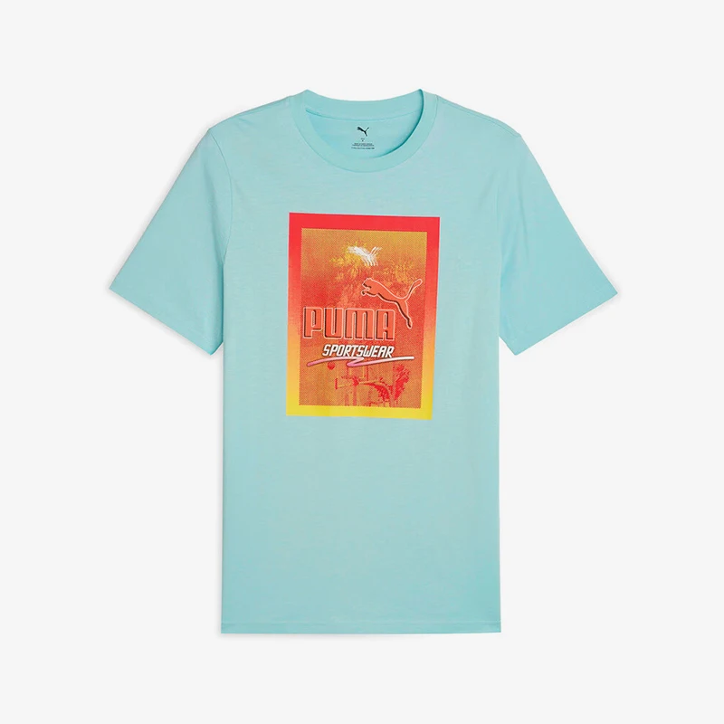 

Оригинальная летняя мужская дышащая модная классическая футболка с короткими рукавами и принтом Puma 690666-22