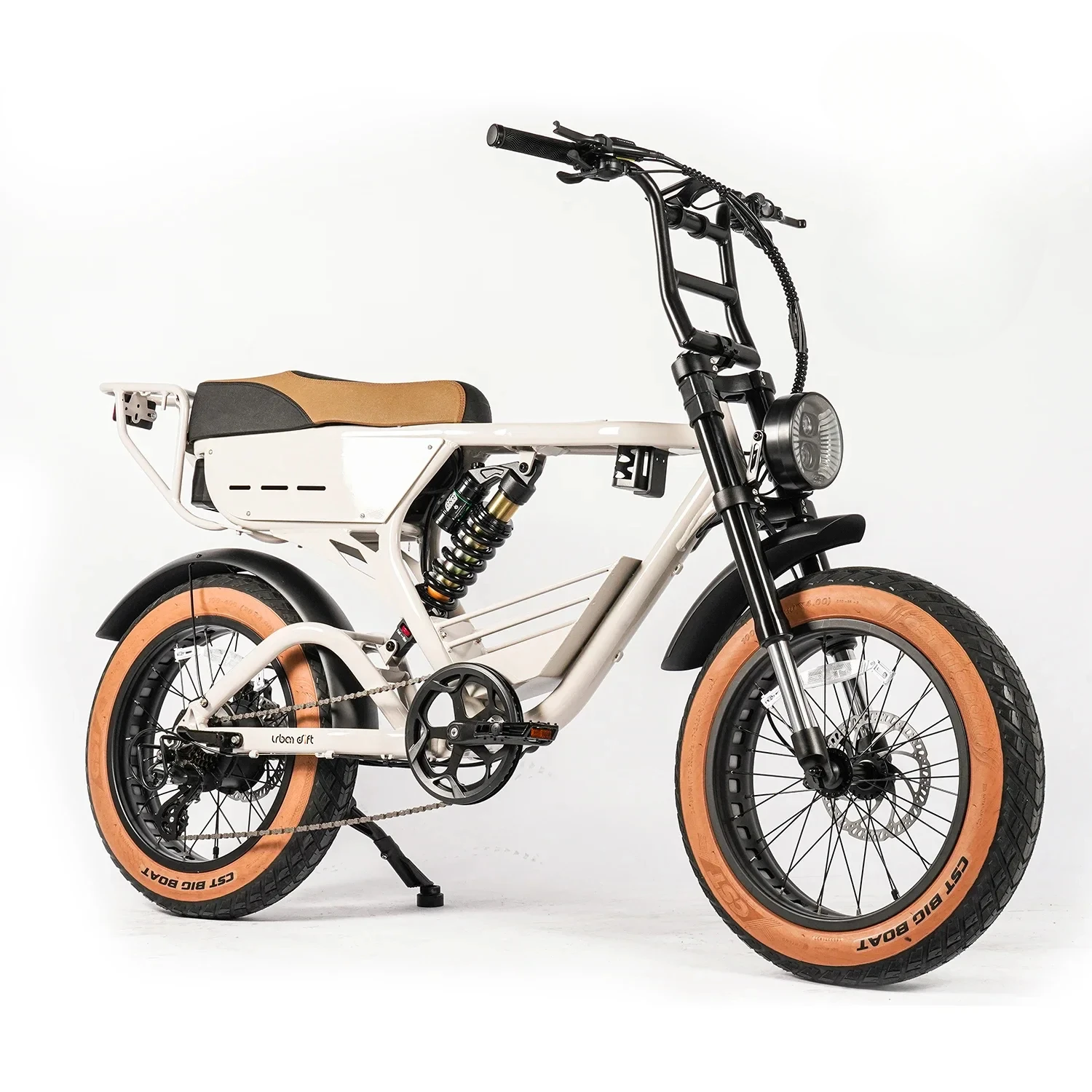 48V 18Ah Electric Bicycle 1000W High Speed Fat Tire Bike Double Seat Perfect For Adult Dirt And City Riding