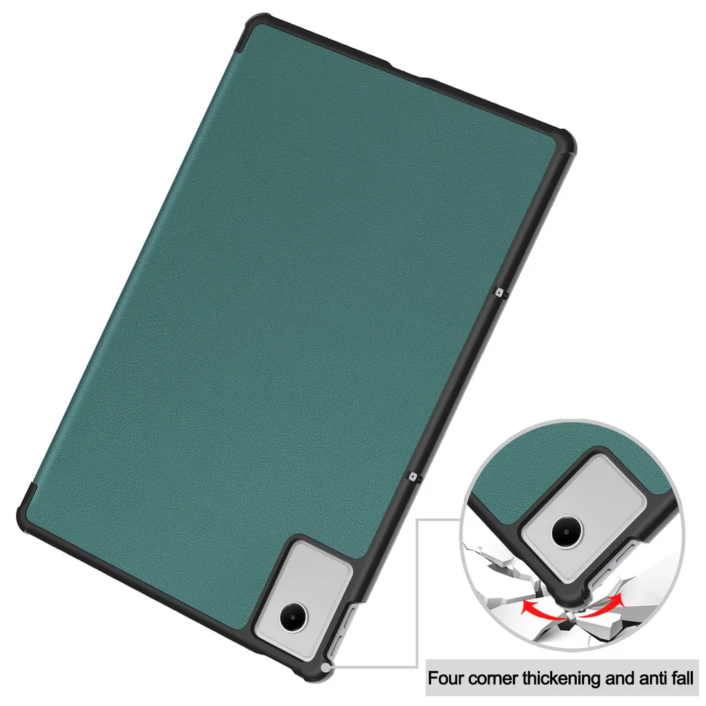 حافظة ذكية ثلاثية الطي من جلد البولي يوريثان لهاتف Lenovo Xiaoxin Pad 12.1 2025 TB365FC 12.1 بوصة