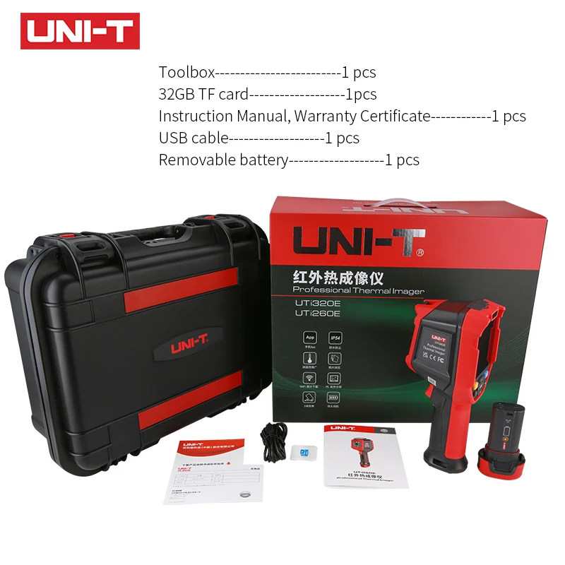 UTi320E UNI-T ตรวจจับความร้อนใต้พื้นด้วยวงจร PCB ความละเอียดสูงจับภาพอินฟราเรดความละเอียดสูง