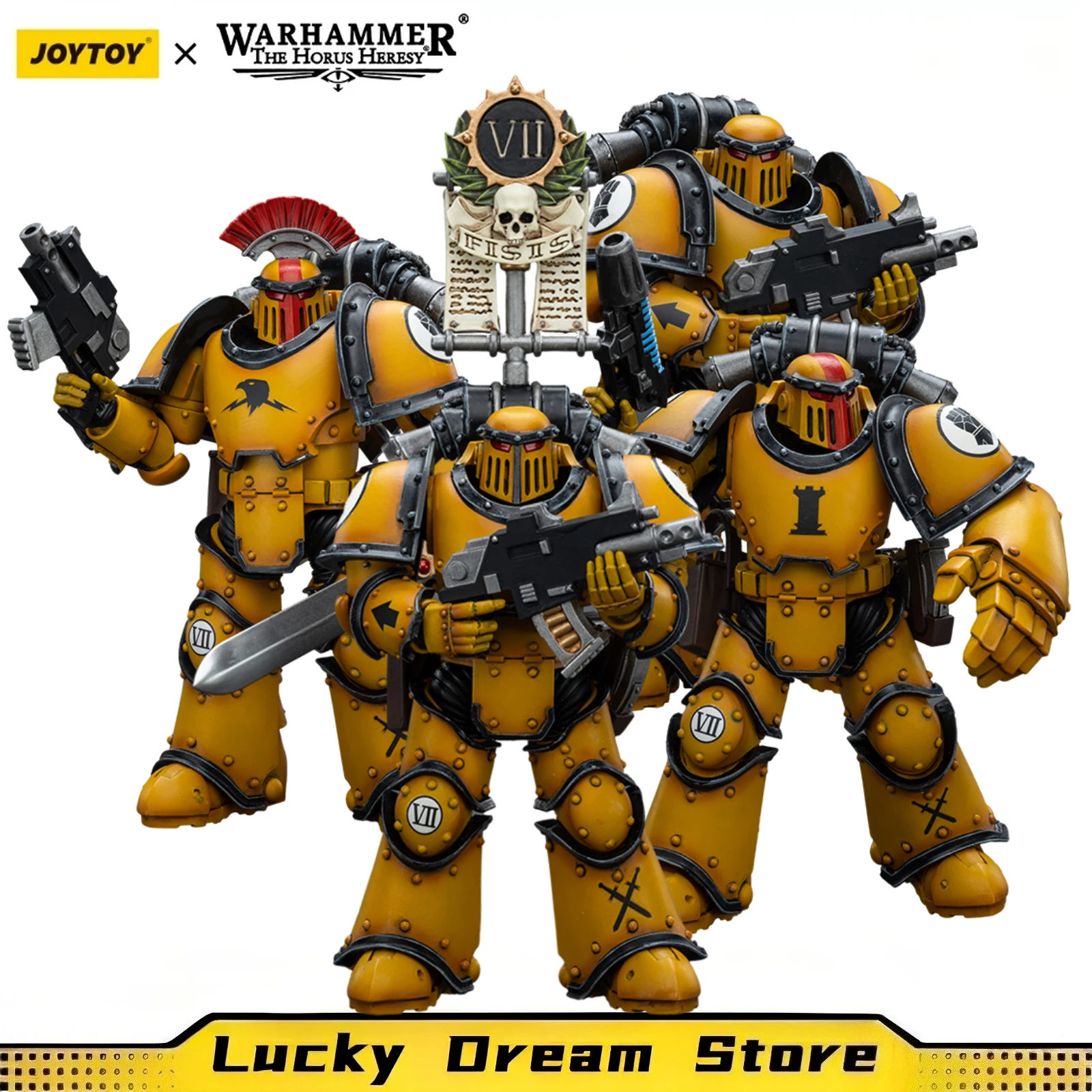 【JOYTOY】Warhammer 40K The Horus Heresy Puños imperiales Mklll Legionarios tácticos Soldado Modelo de juguetes