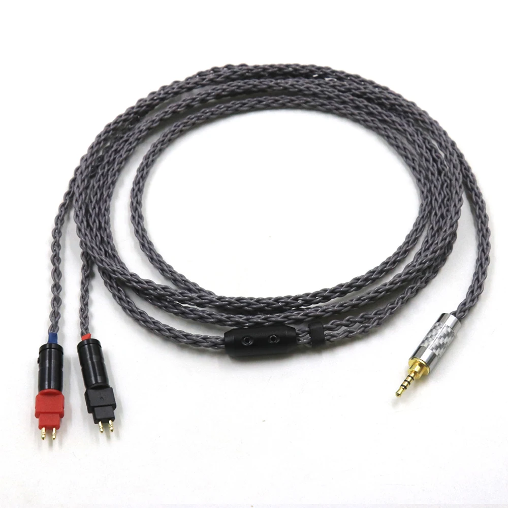 Haldane GrayJelly wysokiej klasy tajwan-7N Litz OCC słuchawki wymień kabel do aktualizacji dla Sennheiser HD580 HD600 HD650 HDxxx HD660S
