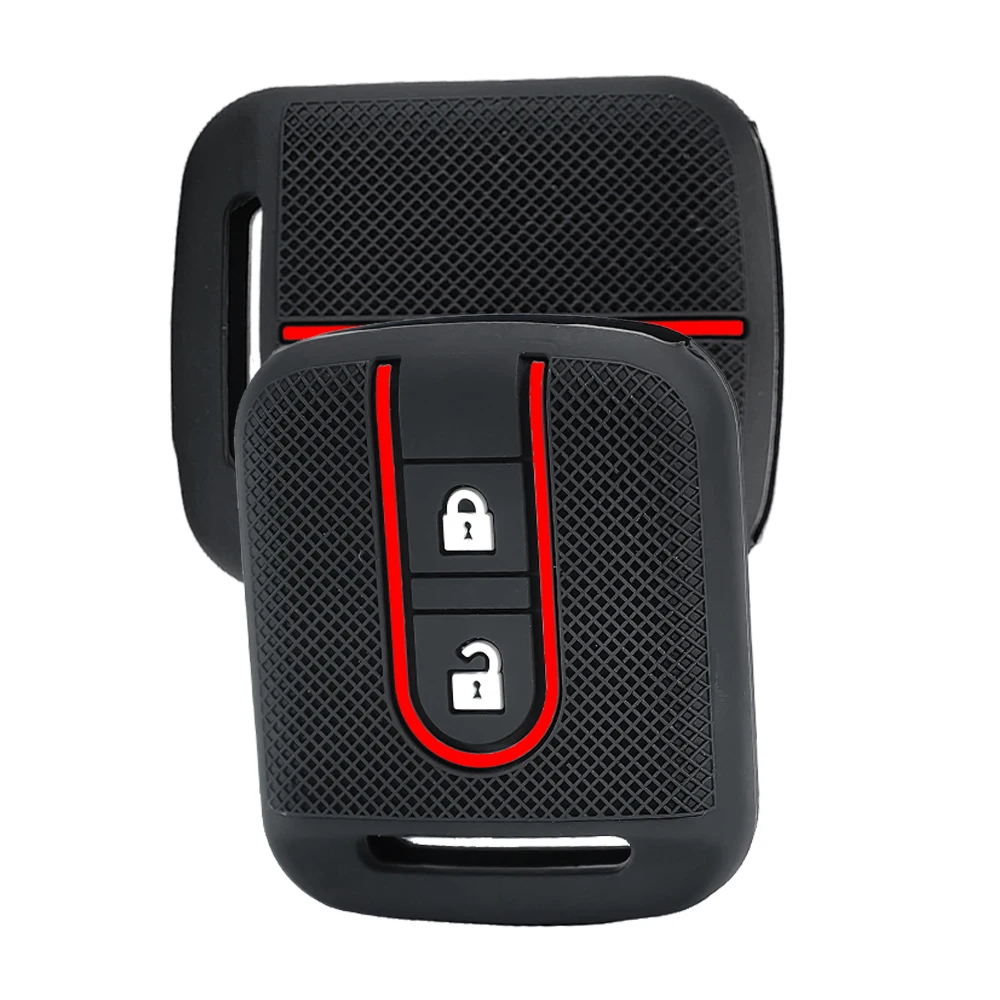 2026 Car Key Silicone Case Fob Rubber Cover For Nissan Micra K12 Note Navara Qashqai J10 Primera Almera Sunny X-Trail