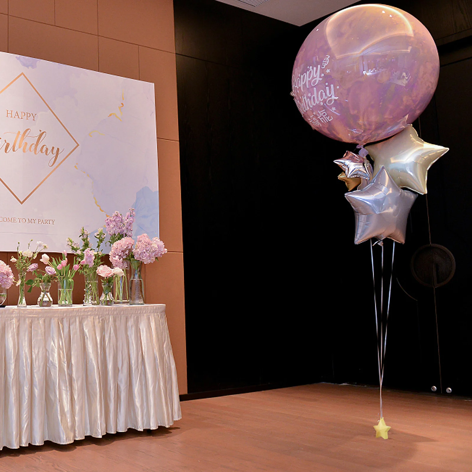 

8Pcs Hollow Star Balloon Weights Reusable Decorative Anchors for Table Centerpieces Wedding Birthday Party Star Balloon Weight