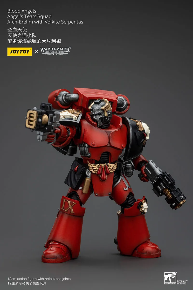 JOYTOY Warhammer 30K 1/18 ملائكة الدم الملاك دموع فرقة Erelim عمل الشكل 12 سنتيمتر الجندي العسكري لعبة مجسمة لجمع