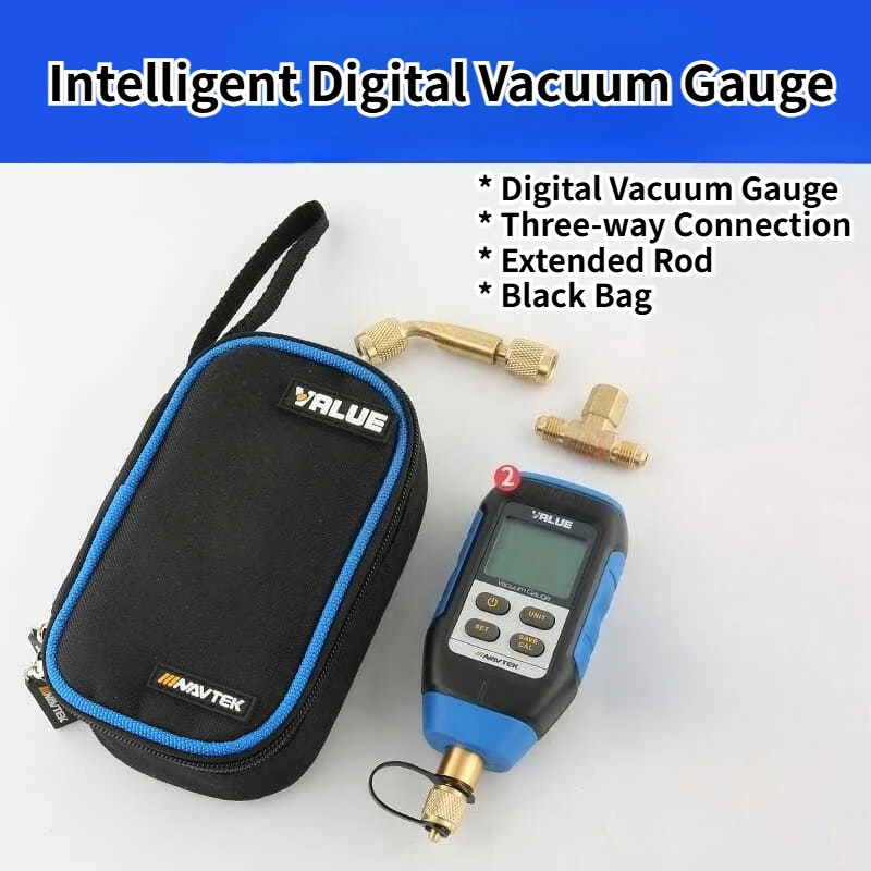 

VMV-1 Intelligent Digital Vacuum Gauge Laboratory Refrigeration System Vacuum High Precision Digital Display 0-10000P