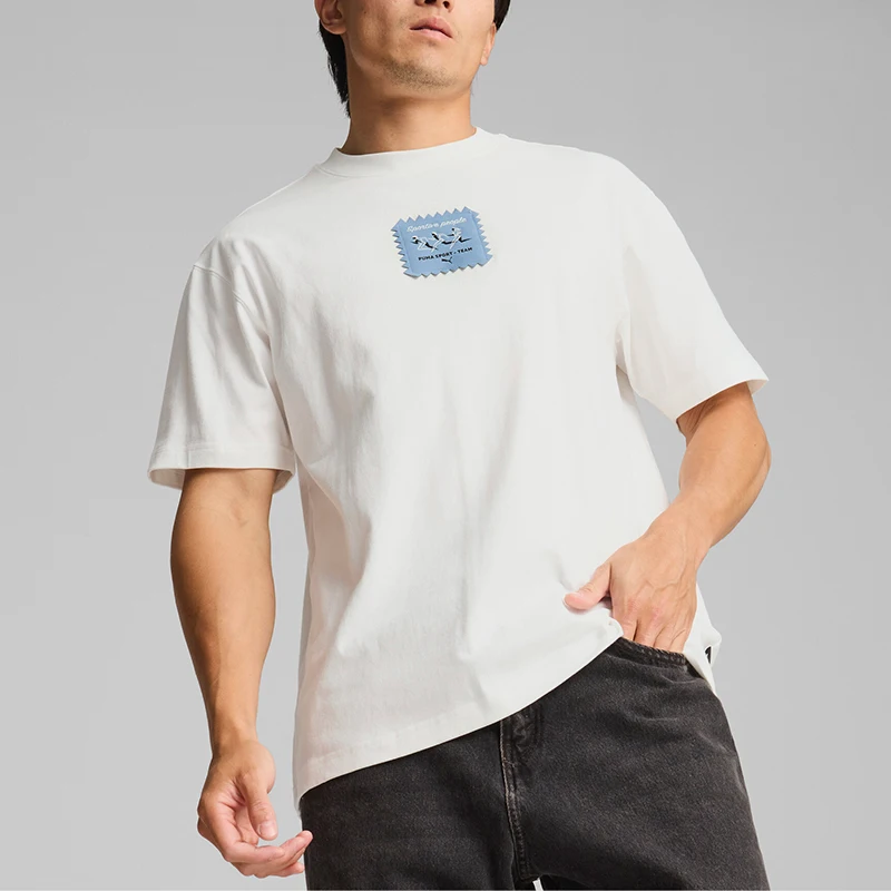 puma-authentic-new-men's-casual-minimalist-round-neck-breathable-sports-short-sleeve-t-shirt-626548-02