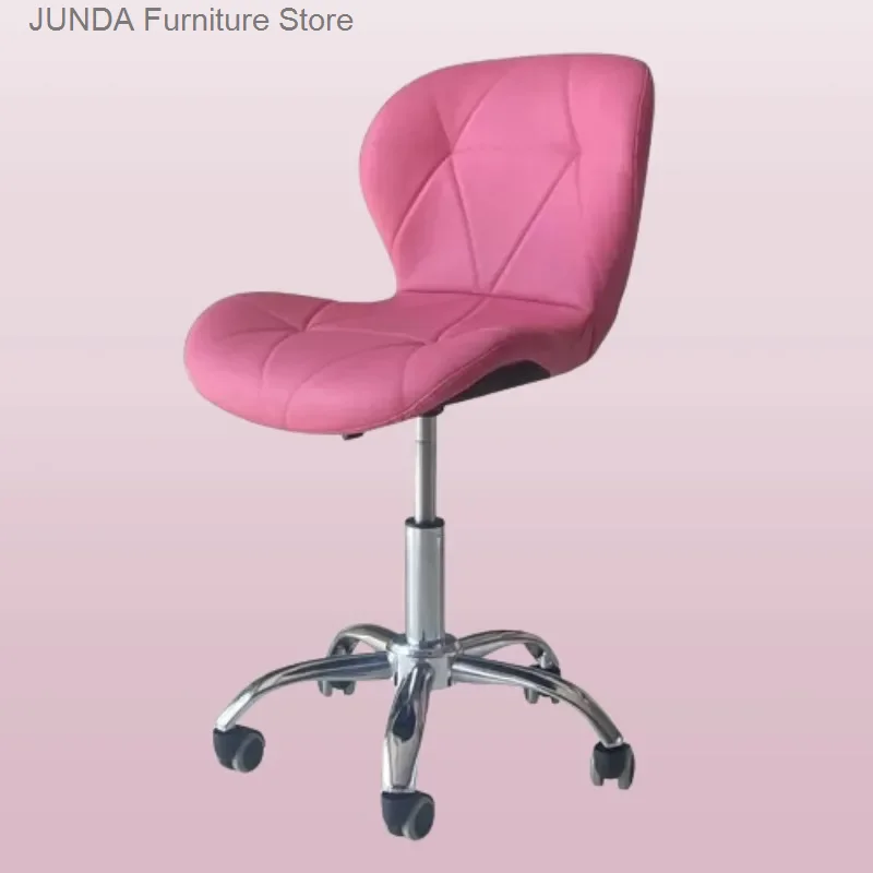 Professional Manicure Chair Hairdressing Salon Complete Furniture Nail Beauty Swivel Equipment Toilet Dressing Table Iron Chairs