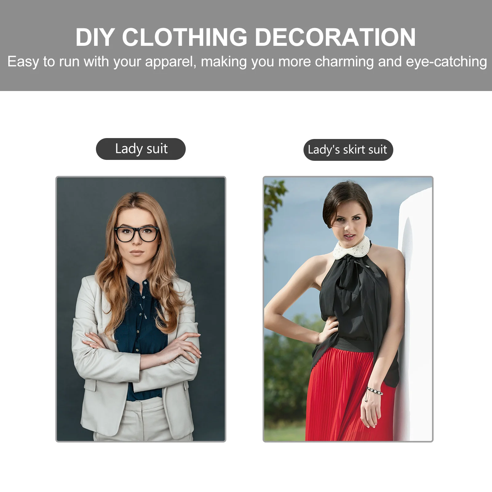 

20Pcs Copper Brooch Pins Fashion Handmade Long Stick Pins for Clothing DIY Wedding Party Creative DIY Brooch Accessories