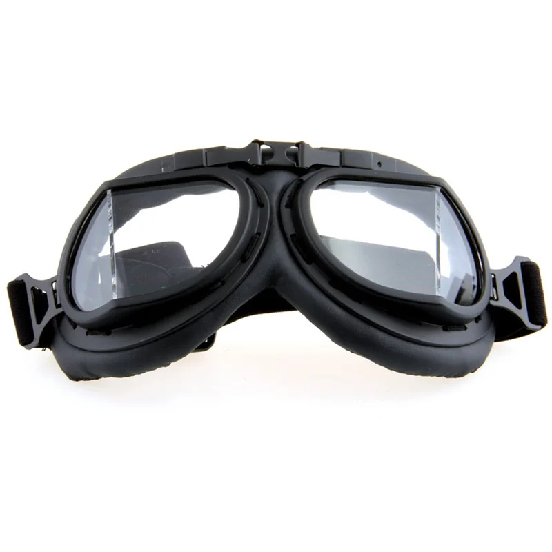Retro Motocross Goggles Steampunk Motorcycle Helmet Pilot Glasses Jet Flying Outdoors Sunglasses for Harley  Accessories
