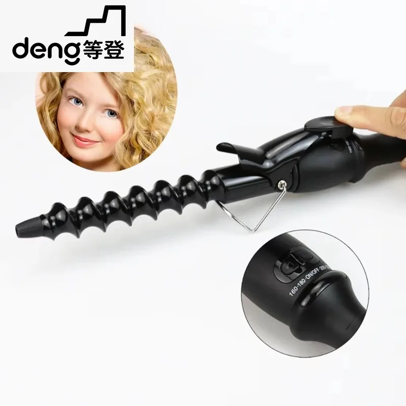

【Brand New】Electric Hair Curling Iron Ceramic Rotating Curl Hair Styling Tool Salon Accessories Hair Perming Tool Smooth Curls