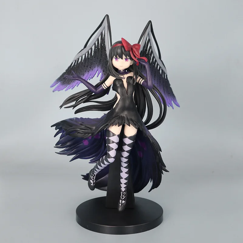 Anime Figure Homura Akemi Devil Puella Magi Madoka Magica Collectible Model Two Dimensional Beauty For Anime Fans Desktop Decor