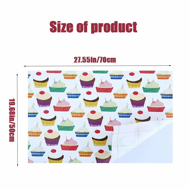 6 قطع من أوراق التغليف الورقية مع أشرطة، لحفلات أعياد الميلاد، ورق تغليف الهدايا، ورق تغليف الهدايا