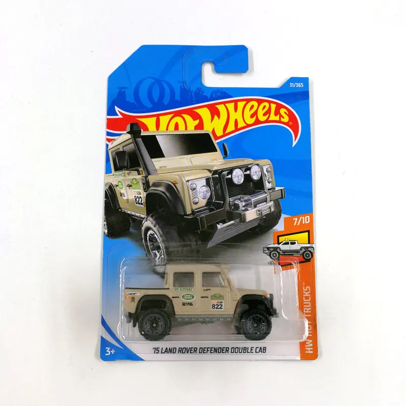 2018-31 HOT WHEELS 1:64 15 LAND ROVER DEFENDER DOUBLE CAB diecast car model gifts