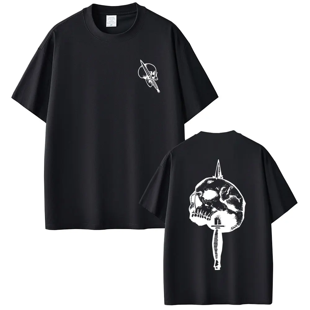 Forward Observations Group Battle T Shirt Funny Harajuku Skeleton T-shirts Summer Men Women Fashion Oversized Crewneck Tshirt
