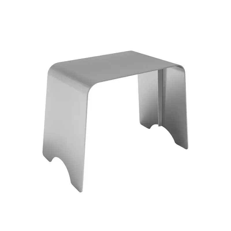 

Industrial style cafe stainless steel table and chair combination