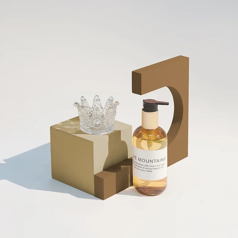 Morandi accesorios de madera para decoración de fotos, accesorios geométricos de fotografía, accesorios de exhibición