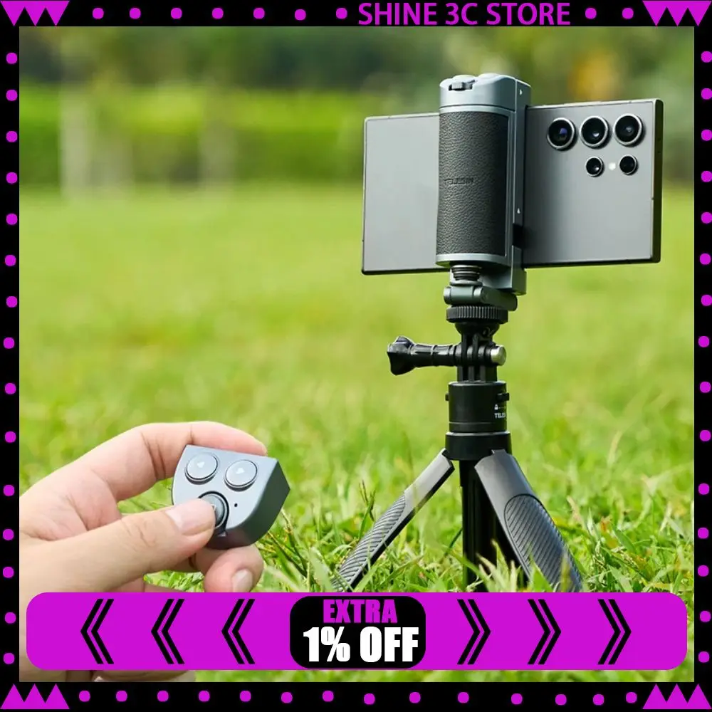 

TELESIN телефонная камера, ручка для селфи, Bluetooth-совместимый адаптер для пульта дистанционного управления, держатель для ручки, устройство для селфи, подставка для телефона на заказ