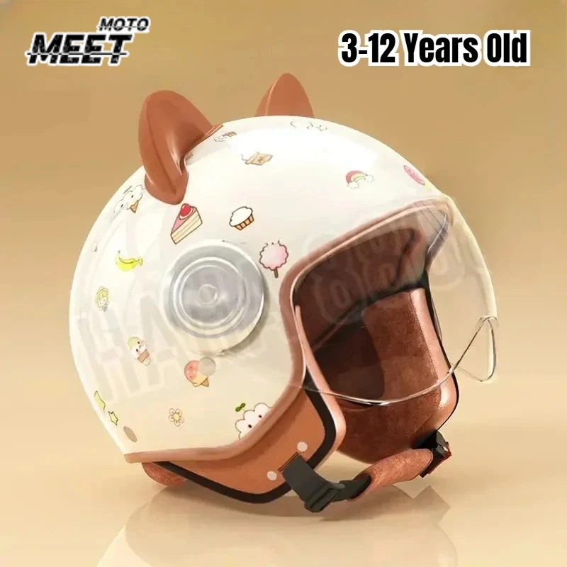 

Hot 3-12 Years Old Safety Protection Kids Scooter Helmets Cute Cartoon Electric Motorcycle Bicycle MotocrossChildren's Helmets
