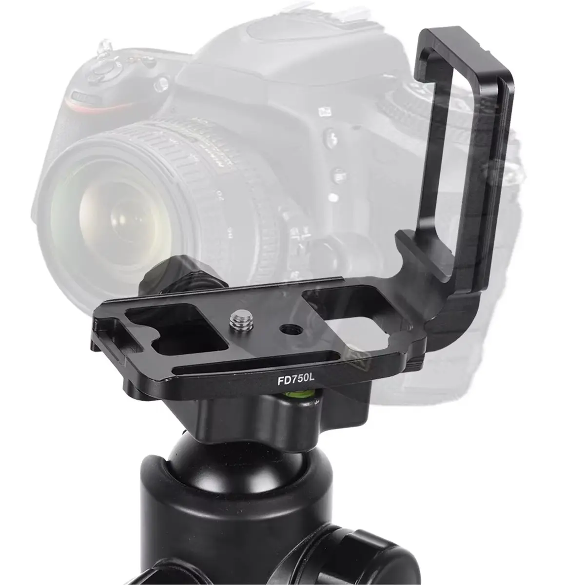 fitfit Quick Release L-Plate Bracket for Nikon D750 Aluminum Alloy Vertical Camera Grip Enhanced Stability & Portability