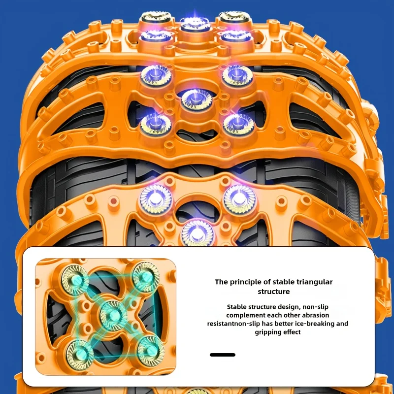 

Универсальная автомобильная стальная противоскользящая цепь с рыбьей косточкой, утолщенная, нескользящая, внедорожная, зимняя, снежная, грязевая, тяга, быстрая установка для транспортных средств