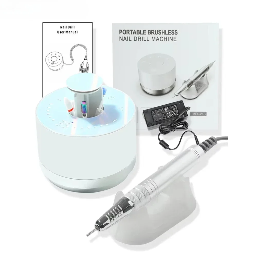 

Popular Brushless Nails Drill Professional Electric Nail 35000 Rpm Portable Cordless Efile Electric Nail File Machine for SalonS