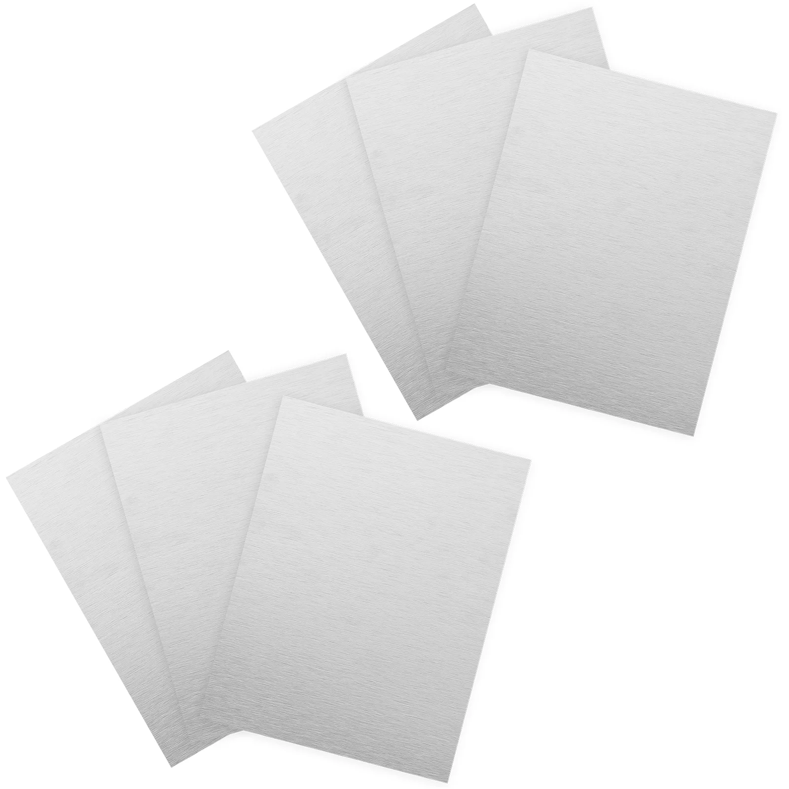 6 Pcs The Notebook Sublimation Blank Aluminum Sheet Metal Sign Frame for Photo Wall Poster White Board Blanks