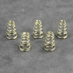 7.4mm (D) x 10.5mm (H) Gold Plated Spring (5 pcs) Flashlight DIY