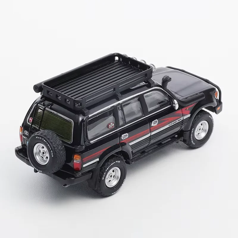 Pré-venda gcd escala 1:64 land cruiser lc80 liga simulação modelo de carro de metal ornamento lembrança exibição coleção hobby presente